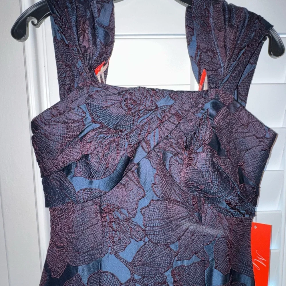 ML jacquard Elegant midi Evening Dress - Picture 3 of 13